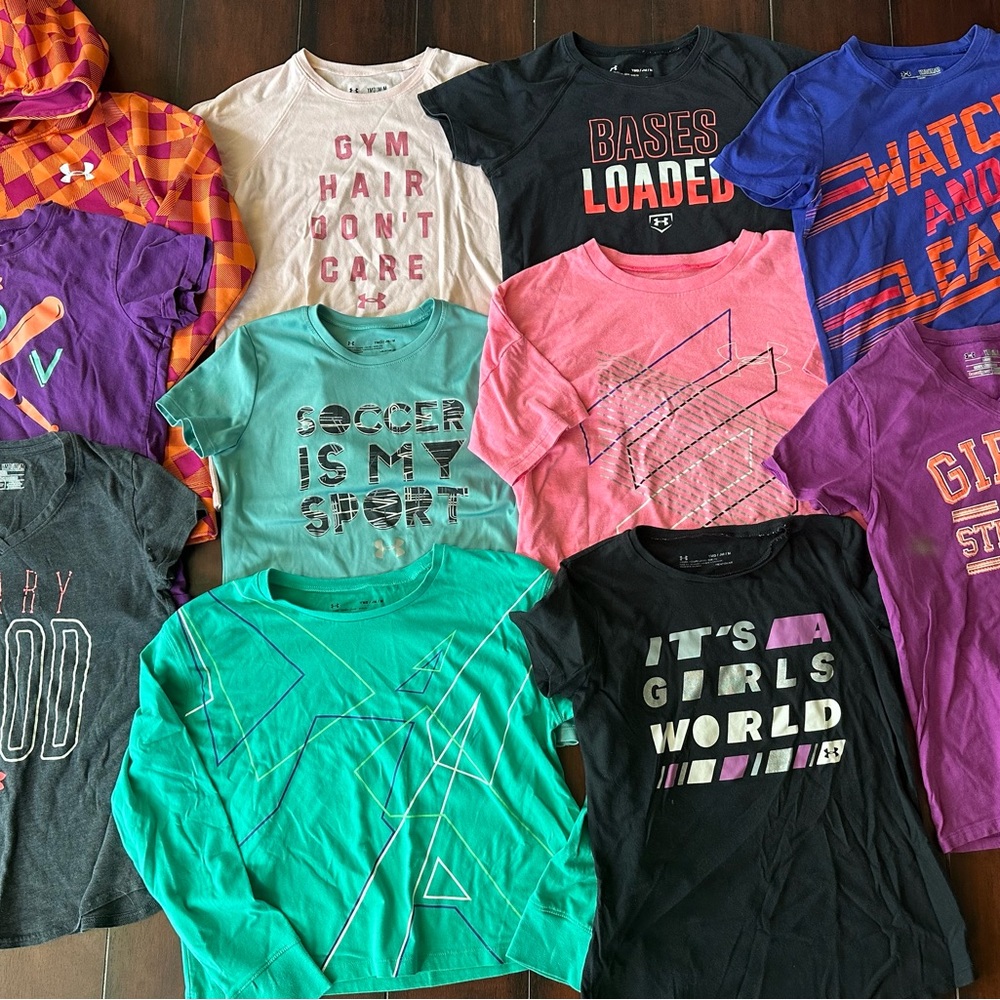 11pc Youth Med Under Armour Lot